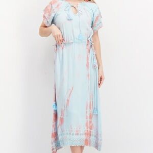 NWT RAGA tie dye boho dress, Size Small.